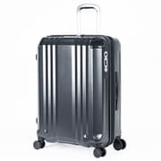 スーツケース デカかるEdge 拡張タイプ 旅行日数目安:5~7泊 70L/拡張時82L 前輪ストッパー TSAロック搭載 ALI-089-24W ウェーブBK