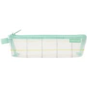 限定 メッシュペンケース チェック柄 緑 41846006