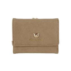 animalgama [JW-0603 がま口折財布 財布 ベア.ベージュ]