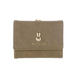 animalgama [JW-0601 がま口折財布 財布 ラビット.ブラウン]