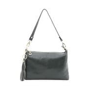c2way [23131-11302 COOCO シュリンクレザー2WAYショルダーバッグ バッグ ブラック]