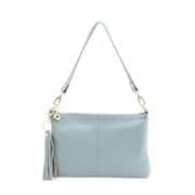 c2way [23131-11302 COOCO シュリンクレザー2WAYショルダーバッグ バッグ ブルー]