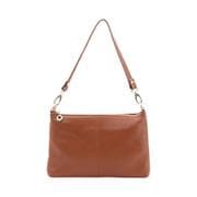 c2way [23131-11302 COOCO シュリンクレザー2WAYショルダーバッグ バッグ ブラウン]