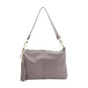c2way [23131-11302 COOCO シュリンクレザー2WAYショルダーバッグ バッグ グレー]