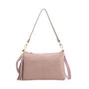 c2way [23131-11302 COOCO シュリンクレザー2WAYショルダーバッグ バッグ Lピンク]