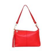 c2way [23131-11302 COOCO シュリンクレザー2WAYショルダーバッグ バッグ Lレッド]