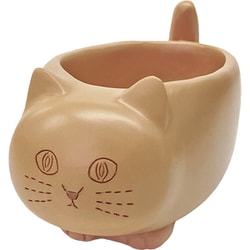 にゃふにゃふ ネコ マルチホルダー ブラウン 74455