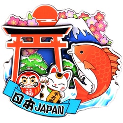 NB-JW434 [木製マグネット JAPAN（縁起物）]