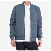 撥水 リバーシブルインサレーションジャケット メンズ 中綿ウェア カーボン（005） Lサイズ OBHBJ47