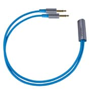 Dekoni Ensemble Cables(デコニ・アンサンブルケーブル) ヘッドフォン側モジュラー Y-Split 3.5mm ブルー CBZ-Y-CL-3.5