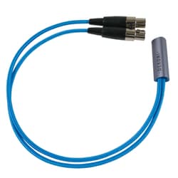 Dekoni Ensemble Cables（デコニ・アンサンブルケーブル） ヘッドフォン側モジュラー Y-Split Mini XLR ブルー CBZ-Y-CL-XLR