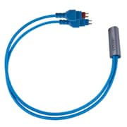 Dekoni Ensemble Cables(デコニ・アンサンブルケーブル) ヘッドフォン側モジュラー Y-Split HD600 ブルー CBZ-Y-CL-600