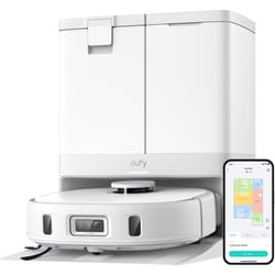 ロボット掃除機 Eufy（ユーフィ） X10 Pro Omni 吸引&水拭き両用 全自動クリーニングステーション付属 ホワイト T2351521