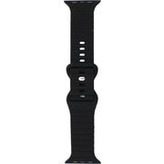 AWBN2521-02 [Apple Watch Series 4-10/SE（第1世代/第2世代）/ULTRA1-2 44/45/46/49mm ラフシリコンバンド ブラック]
