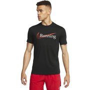 Dri-FIT ヘリテージ S/S Tシャツ メンズ ランニングウェア シャツ ブラック(010) Mサイズ FJ2363