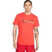 Dri-FIT ヘリテージ S/S Tシャツ メンズ ランニングウェア シャツ レッド(696) Mサイズ FJ2363