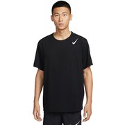 Dri-FIT ADV ショートスリーブ エアロスイフト メンズ ランニングウェア シャツ ブラック/サミットホワイト(010) XLサイズ HJ3378