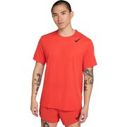 Dri-FIT ADV ショートスリーブ エアロスイフト メンズ ランニングウェア シャツ ライトクリムゾン/ブラック(696) Sサイズ HJ3378