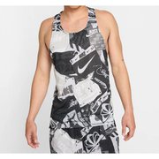 ファストランエナジー ドライフィット ランニングシングレット メンズ ランニングウェア シャツ オフノワール(045) Sサイズ HJ4161