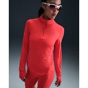 ウィメンズ Dri-FIT スウィフト ハーフジップトップ レディース ランニングウェア ジャケット ライトクリムゾン(696) Sサイズ HQ0500