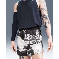 ストライドランエナジー ドライフィット 13cm ランニングショートパンツ（インナー付き） メンズ ランニングウェア ショートパンツ ブラック（045） Lサイズ HJ4163