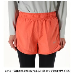 テンポ レディース ランニングウェア ショートパンツ オレンジ（814） Lサイズ HM6097