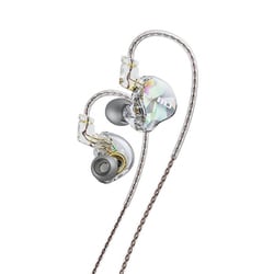 JD10 インイヤーモニター型 イヤホン ダイナミックドライバー搭載 Transparent FIO-IEM-JD10-T