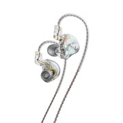 JD10 インイヤーモニター型 イヤホン ダイナミックドライバー搭載 Transparent FIO-IEM-JD10-T