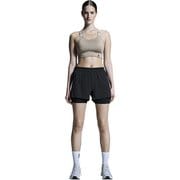 3"パフォーマンス2/1ショーツ レディース ランニングウェア ショートパンツ ブラック XSサイズ 1WF10120553