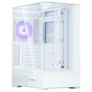 P40 Prism White ピラーレスデザイン ATX ミドルタワー型 PCケース ホワイト P40 PRISM WHITE
