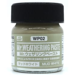 WP02 Mr.ウェザリングペースト マッドホワイト [プラモデル用塗料]