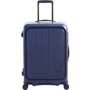 スーツケース MAXBOX 旅行日数目安:5~7泊 65L TSAロック搭載 前輪ストッパー 内装抗菌 日本製 10年保証 MX-8011RV-24 鉄紺