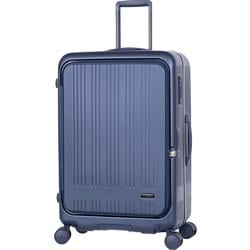 スーツケース MAXBOX 旅行日数目安：8～10泊 99L TSAロック搭載 前輪ストッパー 内装抗菌 日本製 10年保証 MX-8011RV-28 鉄紺