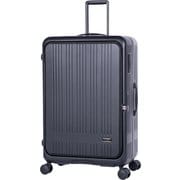 スーツケース MAXBOX 旅行日数目安:11泊以上 120L TSAロック搭載 前輪ストッパー 内装抗菌 日本製 10年保証 MX-8011RV-30 墨色