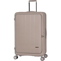 スーツケース MAXBOX 旅行日数目安：11泊以上 120L TSAロック搭載 前輪ストッパー 内装抗菌 日本製 10年保証 MX-8011RV-30 亜麻色