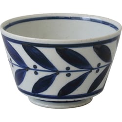 波佐見焼 染付多様丼 小 藍の葉 15673