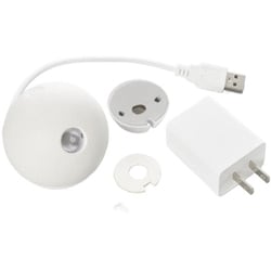 ぴたっと LED リーディングライト マグネット式 調光 USB給電 ホワイト MBK039W