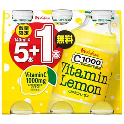 【限定】C1000 ビタミンレモン 140ml×5本+1本パック（ボトル販売） [ビタミン飲料]