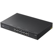 レイヤー2ギガビット対応 PoEスイッチングハブ 16ポート LAN-GIGAPOE1601