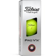 プロ V1X ゴルフボール イエロー 1スリーブ 3球入り 2025年モデル