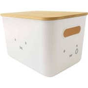 miffy バンブーフタ付き 収納ケース M 重ねて収納できる 幅26×高さ16.2×奥行17.5cm