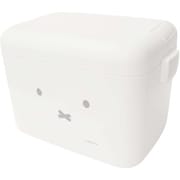 miffy 収納ケース 小物を分かりやすく保管できる中仕切りトレー付き 持ち手付き 幅23.5×高さ15.7×奥行16cm