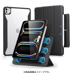 iPad Pro 11インチ（M4） 2024年用 縦向き横向き使用可 マグネットカバーケース Rebound Hybrid 360 iPad Pro 11 M4 - Black