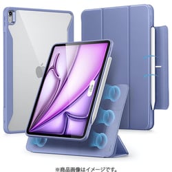 iPad Air 13インチ（M3/M2、2025/2024）専用 縦向き横向き使用可能 マグネットカバーケース Rebound Hybrid 360 iPad Air 13 M2 - Lavender