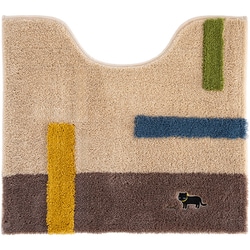Mignon トイレマット 約縦55cm×横60cm ベージュ