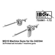 PBU7261 1/72 Go242/244用 MG15旋回機銃 3Dプリント IBG用（72U061） [プラモデル用パーツ]