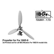 PBU7251 1/72 Fw190D-9用 プロペラ 3Dプリント IBG用（72U051） [プラモデル用パーツ]