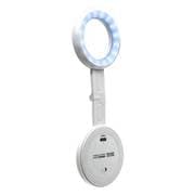 RMLED01WH [Magsafe対応 スマホ撮影用 LEDライト マグネットタイプ インカメラ 強力磁石 ホワイト]