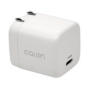 USB急速充電器 calon USB PD(パワーデリバリー)対応 20W USB-C×1 回転収納式プラグ ホワイト RACC20W05WH