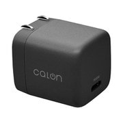 USB急速充電器 calon USB PD(パワーデリバリー)対応 20W USB-C×1 回転収納式プラグ チャコールグレー RACC20W05CGRY